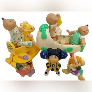 Cabbage Patch Kids Wind Up Toys & Figurine Lot